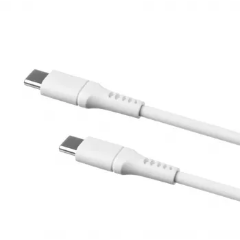 USB-C į USB-C fiksuotas kabelis FIXED FIXDLS-CC2-WH, 2 m, 60 W