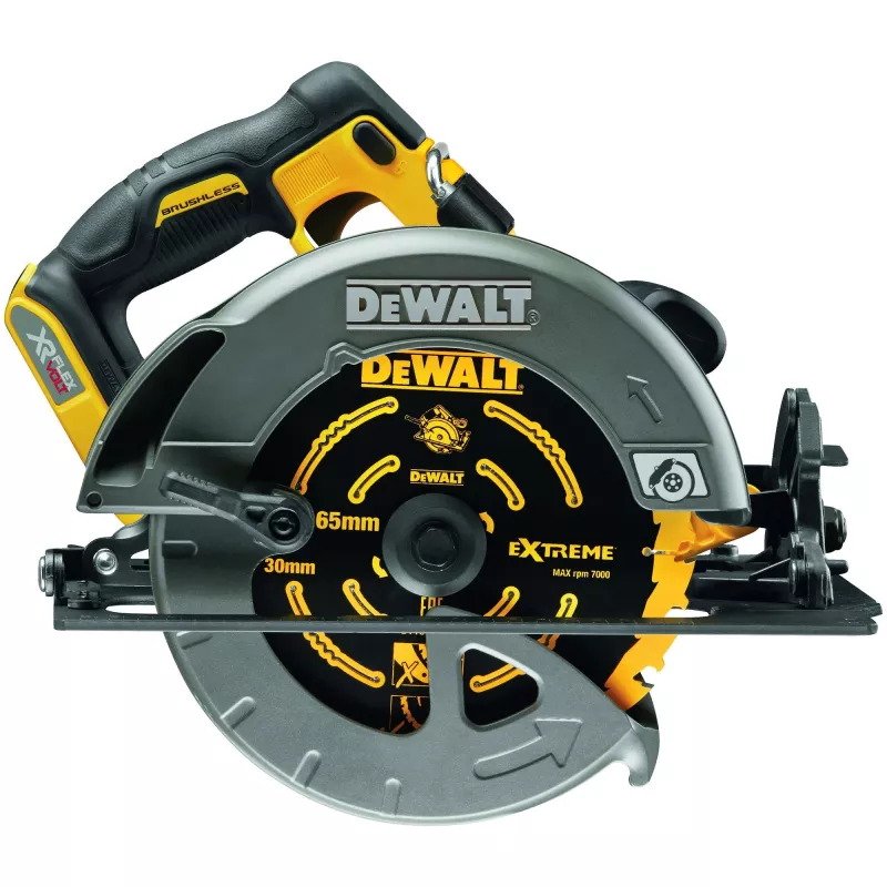 Nešiojamasis diskinis pjūklas DeWalt DCS578NT — belaidis rankinis pjūklas, 1 vnt.