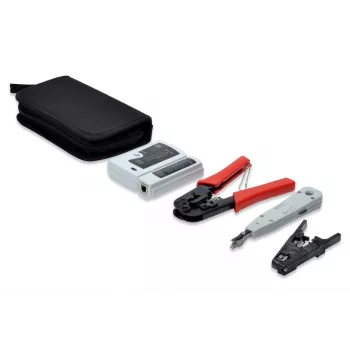 Digitus DN-94022 Tinklo įrankių rinkinys CAT 5e, CAT 6, CAT 7 instaliacijoms