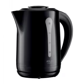 Adler virdulys | AD 1244 | Elektrinis | 1850 W | 2,5 L | Plastikinis | 360° pasukamas pagrindas | Juodas