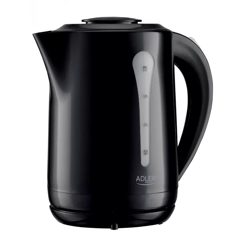 Adler Virdulys | AD 1244 | Elektrinis | 1850 W | 2,5 L | Plastikinis | 360° sukamas pagrindas | Juodas