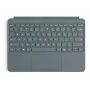 Nešiojama belaidė klaviatūra Microsoft Surface EP2-32735 QWERTZ vokiška mėlyna, skirta Surface Pro 12 colių