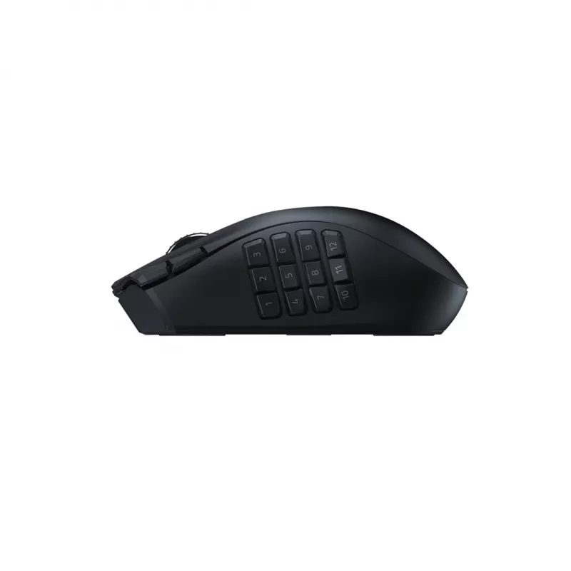 Žaidimų pelė Razer Naga V2 HyperSpeed RF Wireless + Bluetooth, dešinei rankai, 30000 DPI, optinė, juoda