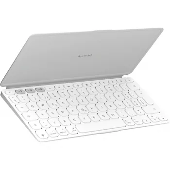 „Logitech KEYS-TO-GO 2“ klaviatūra, belaidė, su integruotu dangteliu, „Bluetooth LE“, vokiškas išdėstymas