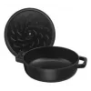 Saute Pan ZWILLING STAUB BRAISERS apvali 28 cm, juoda, dugno Ø 22.2 cm