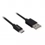 USB 2.0 A į USB-C kabelio adapteris Sharkoon 0,5 m, juodas