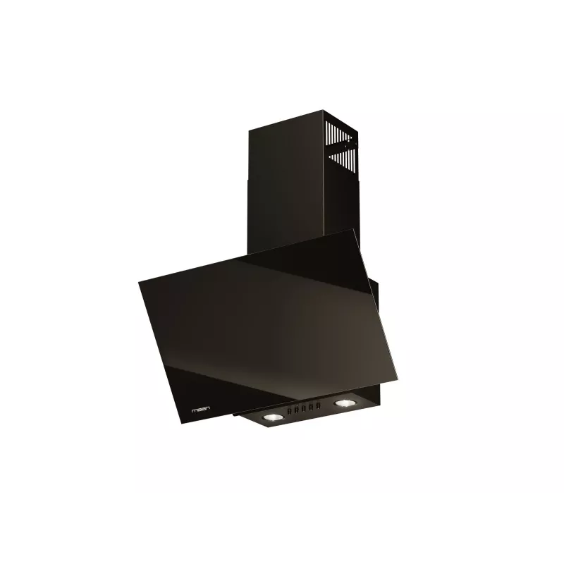 Sieninis kamininis gartraukis MAAN Vertical Glass 60 Juoda, stiklas/plienas, 595 mm, 135–320 m³/h, elektroninis valdymas