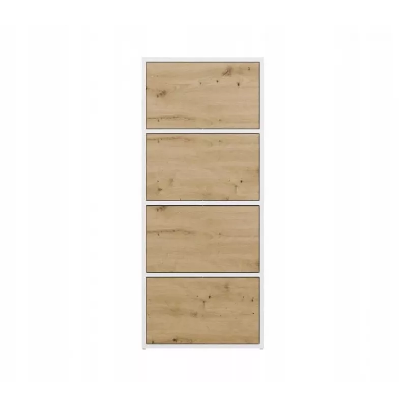 ALMA komoda baltas/artisan ąžuolas