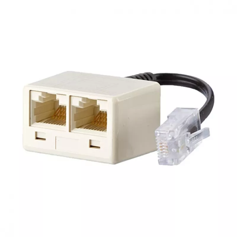METZ CONNECT UAE - Tinklo adapteris - RJ-45 (mot.) į RJ-45 (vyr.) - 10 cm - Perlų balta (130607440101-E)