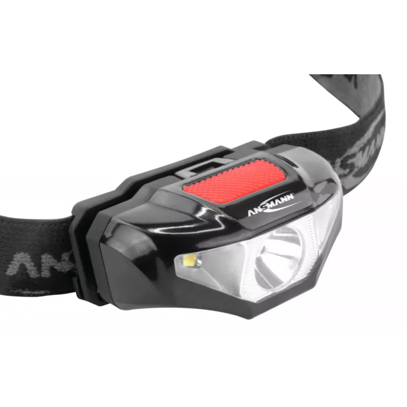 Ansmann HD70B - Galvos apšvietimo žibintuvėlis - Juodas - akrilnitrilo butadieno stirenas (ABS) - Plastikas - IP44 - LED - 1 lemputė