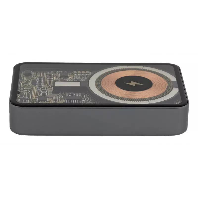 Nešiojama išorinė baterija PATONA 9992, 10000 mAh, LiPo 38,5 Wh, USB‑C PD 20 W, 2 išėjimai, 12 V/3 A įėjimas/išėjimas, juoda