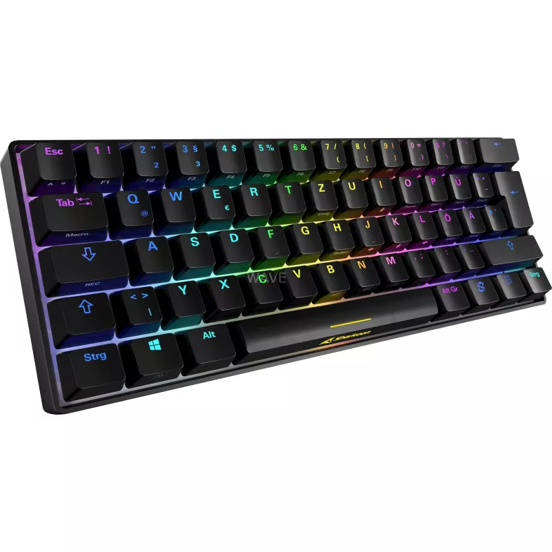 SKILLER SGK50 S4, Gaming Keyboard black, PT-Layout, Kailh Red