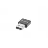 USB belaidis tinklo adapteris LANBERG NC-0300-WI, 2x vidinės antenos 2 dBi, USB 2.0, iki 2400 Mbit/s, juoda