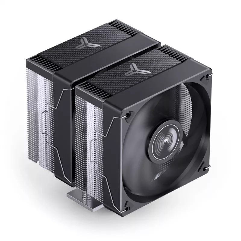 CPU aušintuvas Jonsbo CR-3000E dvigubas bokštas su 120 mm ventiliatoriais, oro aušintuvas, TDP įvertinimas