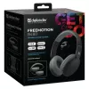 Belaidės ausinės DEFENDER Freemotion B480 — ant ausies, uždaros, Bluetooth, 20–20000 Hz, 99 dB, USB-C, AUX