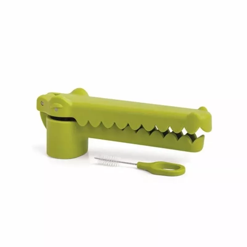 Rankeninis česnakų spaustukas Ototo Design Garligator žalios spalvos plastiko ir plieno