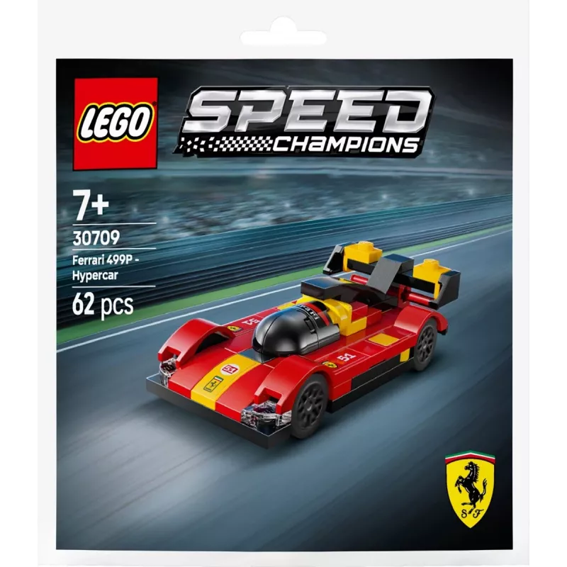 LEGO konstruktorius Speed Champions Ferrari 499P Super sportinis automobilis Polybag 30709