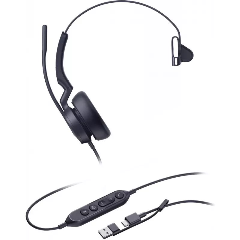 Headset Yealink UH46 Mono Teams USB-C/A