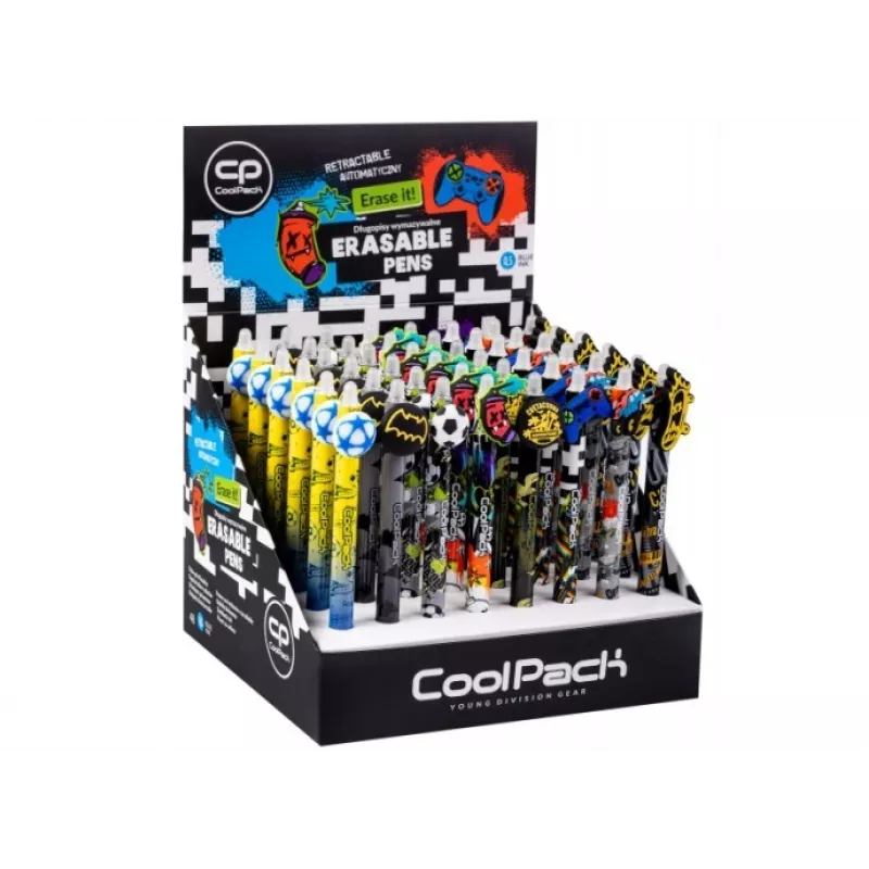 Ištraukiamas trinamas rašiklis CoolPack Boys