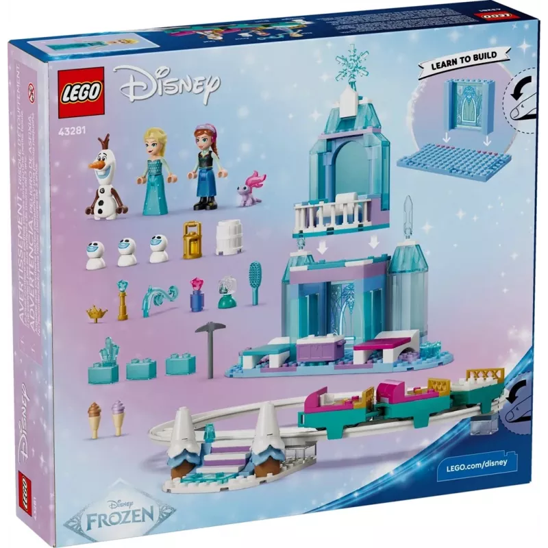 LEGO DISNEY 43281 Elsos ledo pilis ir pasivažinėjimas sniegu