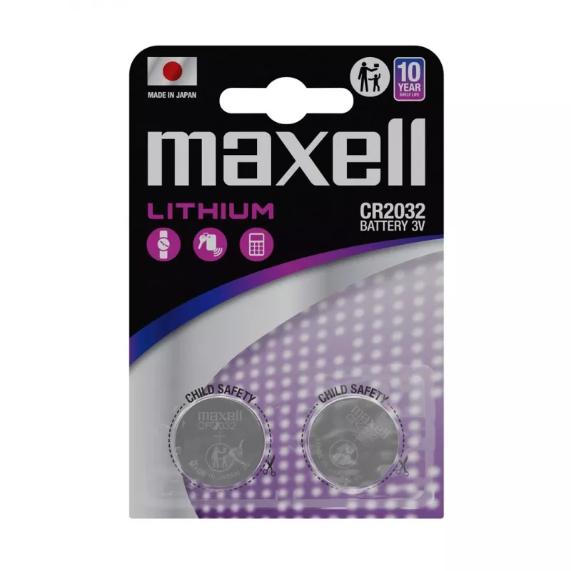 MAXELL CR2032 baterija speciali 2 vnt.