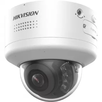 Dome IP apsaugos kamera Hikvision DS-2CD2787G2H-LIPTRZS2U/SL — 8MP 3840×2160, motorizuotas 2,8–12 mm objektyvas, vidaus/lauko, lubų/sienos montavimas, balta