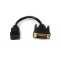 DVI į HDMI adapteris Garbot 31.20.9001 — 15 cm laidas, juodas