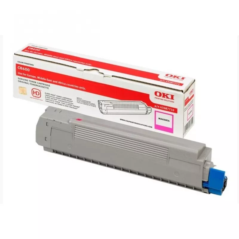 Toner OKI 43487710 iki 6000 puslapių Purpurinis