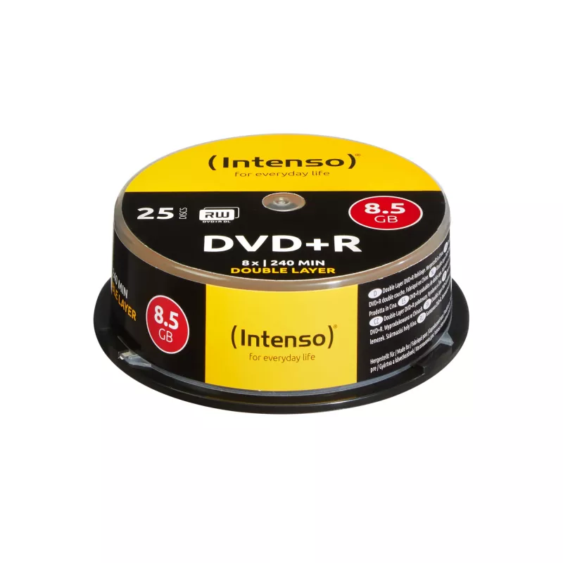 DVD+R DL Intenso 8.5GB 8x Double Layer 25 vnt.