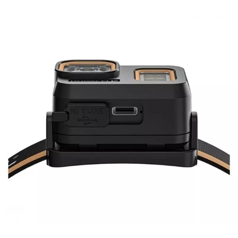 Duracell DH500R priekinis žibintuvėlis juodas, oranžinis
