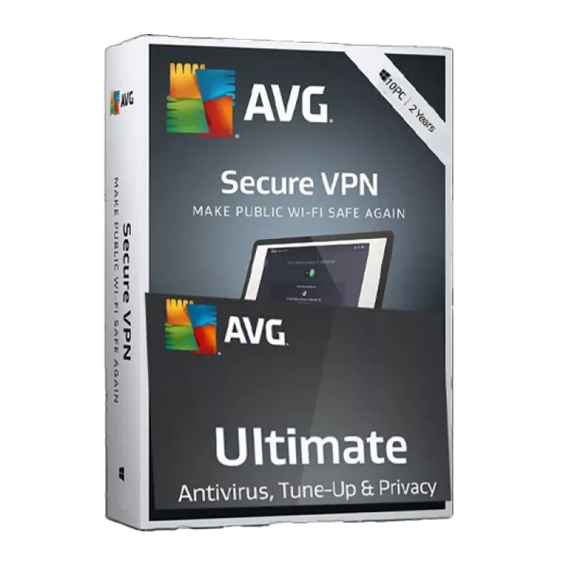AVG Ultimate + VPN | 10 įrenginių | 2 metai | Pasaulinė