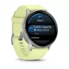 Garmin Venu 010-03014-02 išmanusis laikrodis / sportinis laikrodis 3,56 cm (1,4 inch) AMOLED 45 mm Skaitmeninis 454 x 454 pikseliai Liečiamas ekranas Sidabrinis „Wi-Fi“ GPS (palydovas)