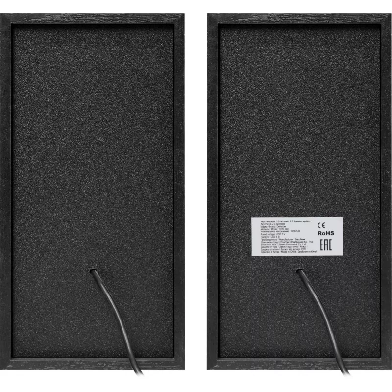 DEFENDER SPK-240 laidinės stalinės kolonėlės, 2.0, 6 W RMS, maitinamos USB, 3,5 mm, juodos