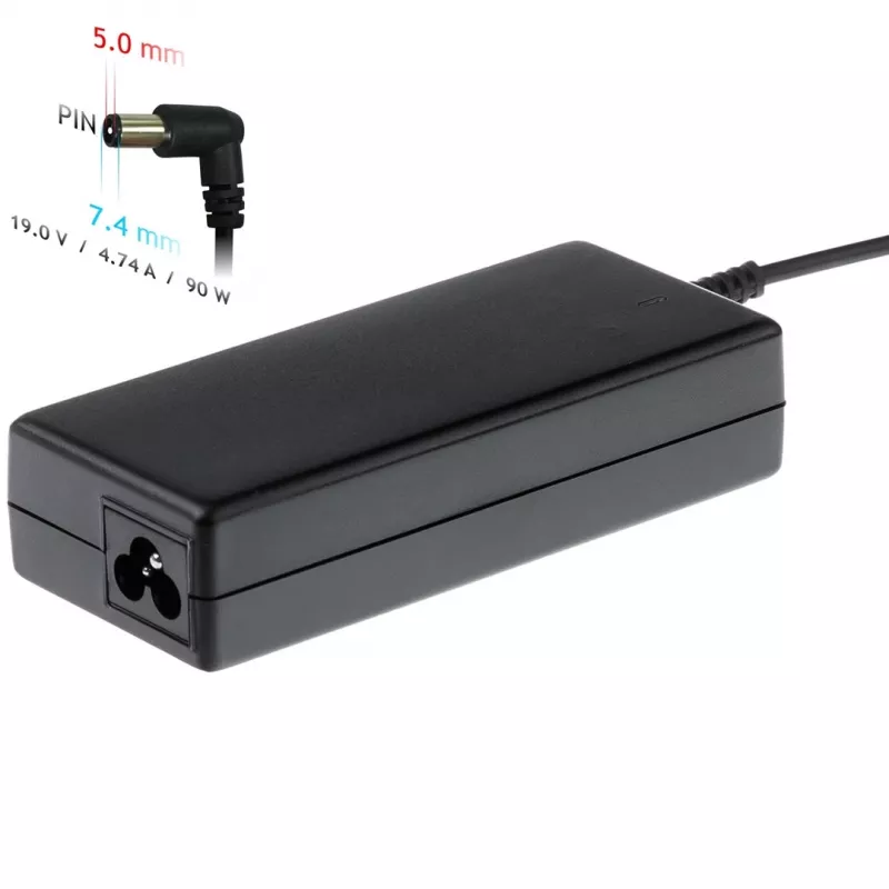 Maitinimo adapteris / keitiklis Akyga AK-ND-04 nešiojamiesiems kompiuteriams, skirtas naudoti patalpose, 90 W, įėjimo įtampa 100–250 V, juodas