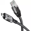Goobay 70755 USB-C į RJ45 Ethernet CAT 6 laidas stabiliam laidiniam interneto ryšiui su maršrutizatoriumi / modemu / tinklo komutatoriumi / pakeičia USB į RJ45 adapterį / 1