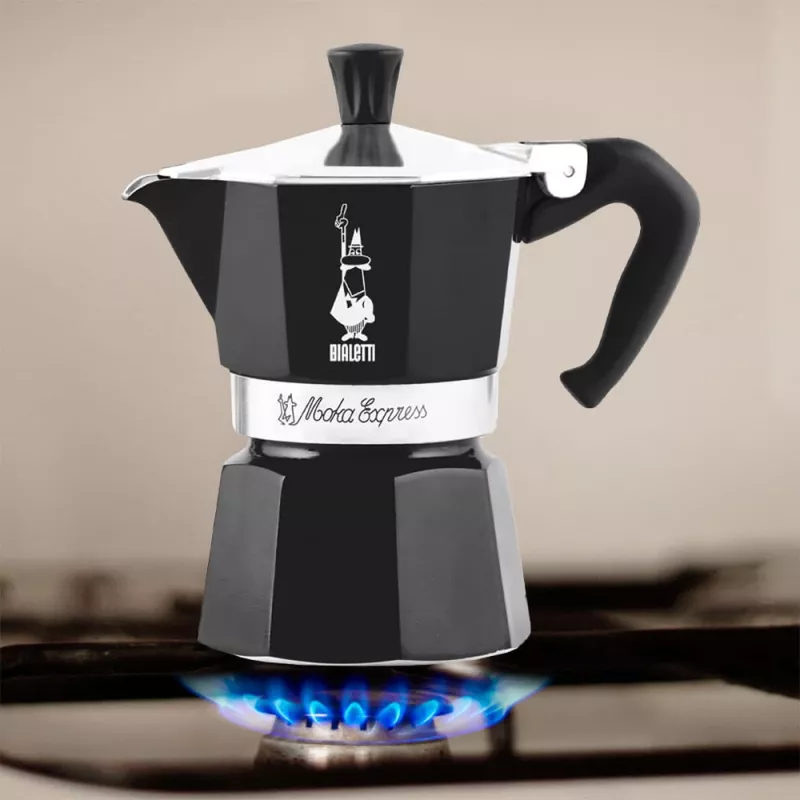Bialetti Moka Express Moka puodas juodas
