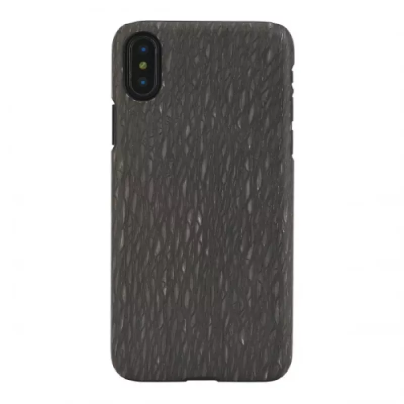 man and wood telefono dėklas, skirtas iPhone X/XS – juodas Carbalho