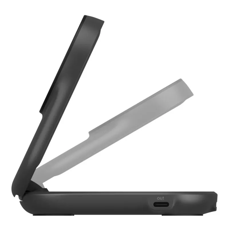 Vidinis įkroviklis Belkin UltraCharge 25w Qi2 2in1 Magnetic USB-C Juoda Round
