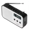 Nešiojamasis skaitmeninis radijas Adler AD 1907 — AM/FM, skaitmeninis imtuvas, žadintuvas, USB-C, 600 mAh baterija, LCD, 20 išsaugotų stočių, teleskopinė antena