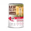 Šlapias šunų maistas VETEXPERT RAW PALEO Duoprotein Beef & Rabbit suaugusiems šunims 400 g, be grūdų, 82,1% drėgmės