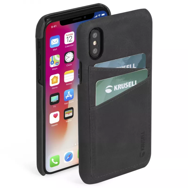 Cover Krusell Sunne 2 Card Cover iPhone XS Max Juoda