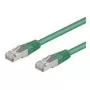 Wentronic Goobay CAT 5e komutacinis kabelis, F/UTP, žalias, 10 m - CCA vario mišinys (50185)