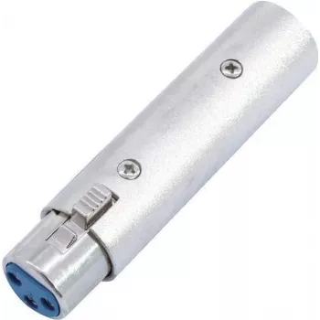 Garso adapteris Omnitronic 3 kontaktų XLR lizdas į 5 kontaktų XLR kištukas modelis 30226577