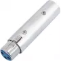 Garso adapteris Omnitronic 3 kontaktų XLR lizdas į 5 kontaktų XLR kištukas modelis 30226577