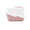 Uždara kačių tualeto dėžutė Savic Nestor White-Pink, su gaubtu, 56×39×38,5 cm