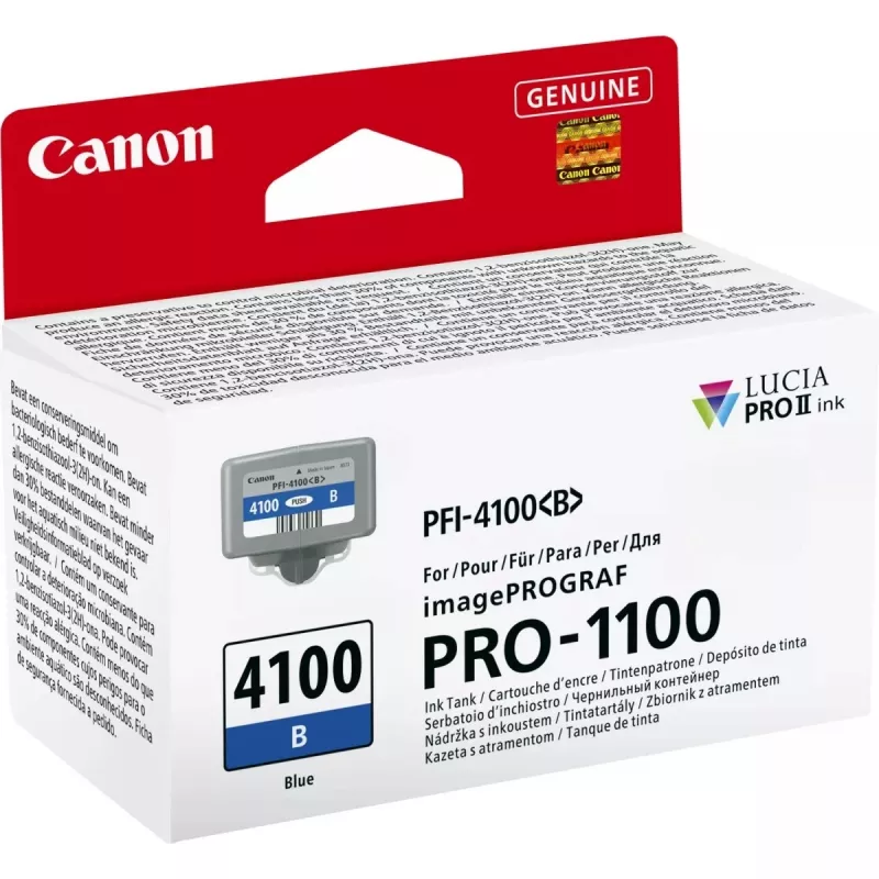 Canon LUCIA PRO II rašalo kasetė, 1 vnt., Originali, Standartinio našumo, Mėlyna