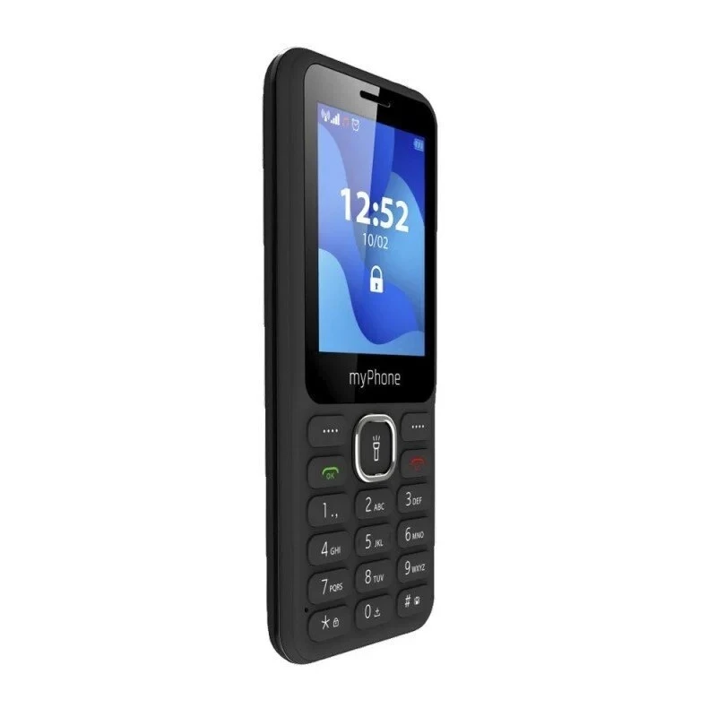 Mobilusis telefonas MYPHONE myPhone 6320, 2,4 colio ekranas, Dual SIM, 1000 mAh, Bluetooth, FM radijas, juodas