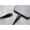 FIXED Liquid Silicone kabelis USB-C/USB-C, 0,5m, 60W, Juoda | Fixed