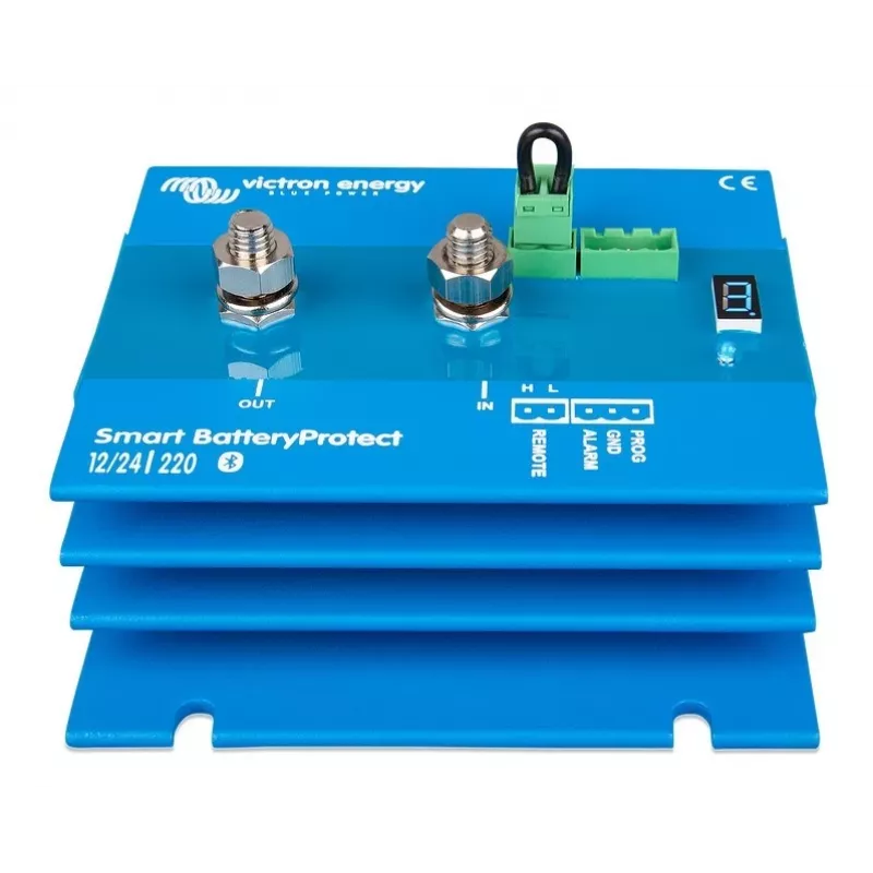 „BatteryProtect“ išmanioji relė „Victron Energy“ BPR122022000 12/24 V 220 A (automatinis akumuliatoriaus atjungimas)
