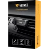 Automobilinio telefono laikiklis YENKEE YSM 201BK — tvirtinimas ant ventiliacijos grotelių, reguliuojamas kampas, juodas, tinka telefonams iki 6,5 colio, 50–85 mm